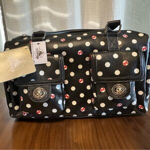 MINNIE MOUSE Polkadot Satchel Purse .